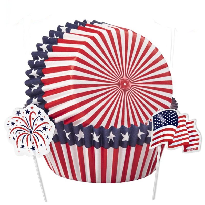 Patriotic Cupcake Supplies