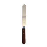 6 Inch Blade Straight Spatula w / Wooden Handle