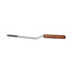8 Inch Blade Angled Spatula w / Wooden Handle