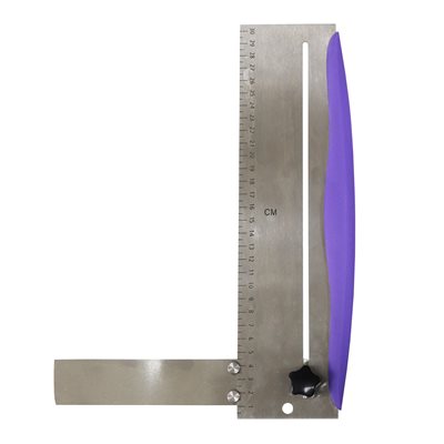 12" Adjustable Stainless Steel Icing Scraper Smoother