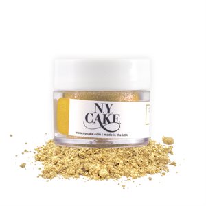 Champagne Gold Edible Glitter Dust by NY Cake - 4 grams
