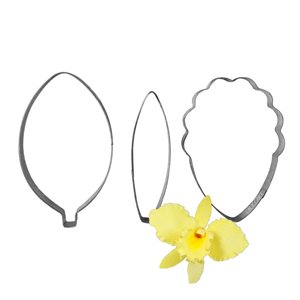 Cattleya Orchid Petal and Leaf Cutter by James Rosselle