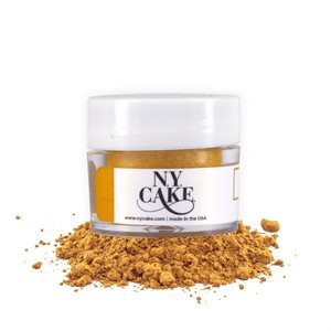 Aztec Gold Edible Luster Dust by NY Cake - 4 grams