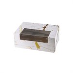 Gold Splatter Cupcake Box w / Insert - Holds 6 Cupcakes