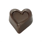 Curved Heart Polycarbonate Chocolate Mold