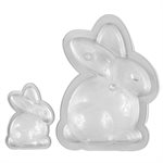 3D Bunny Family Polycarbonate Chocolate Mold