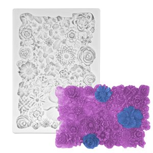 Rose's Cluster Silicone Mold