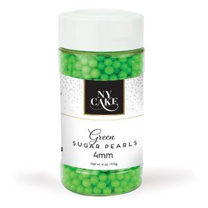 Mint Green Sugar Pearls 4 mm