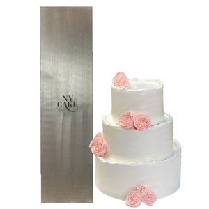 12" Stainless Steel Royal Icing / Buttercream Scraper Smoother
