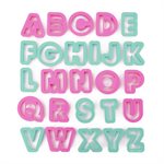 Alphabet Pastry & Cookie Cutter Set