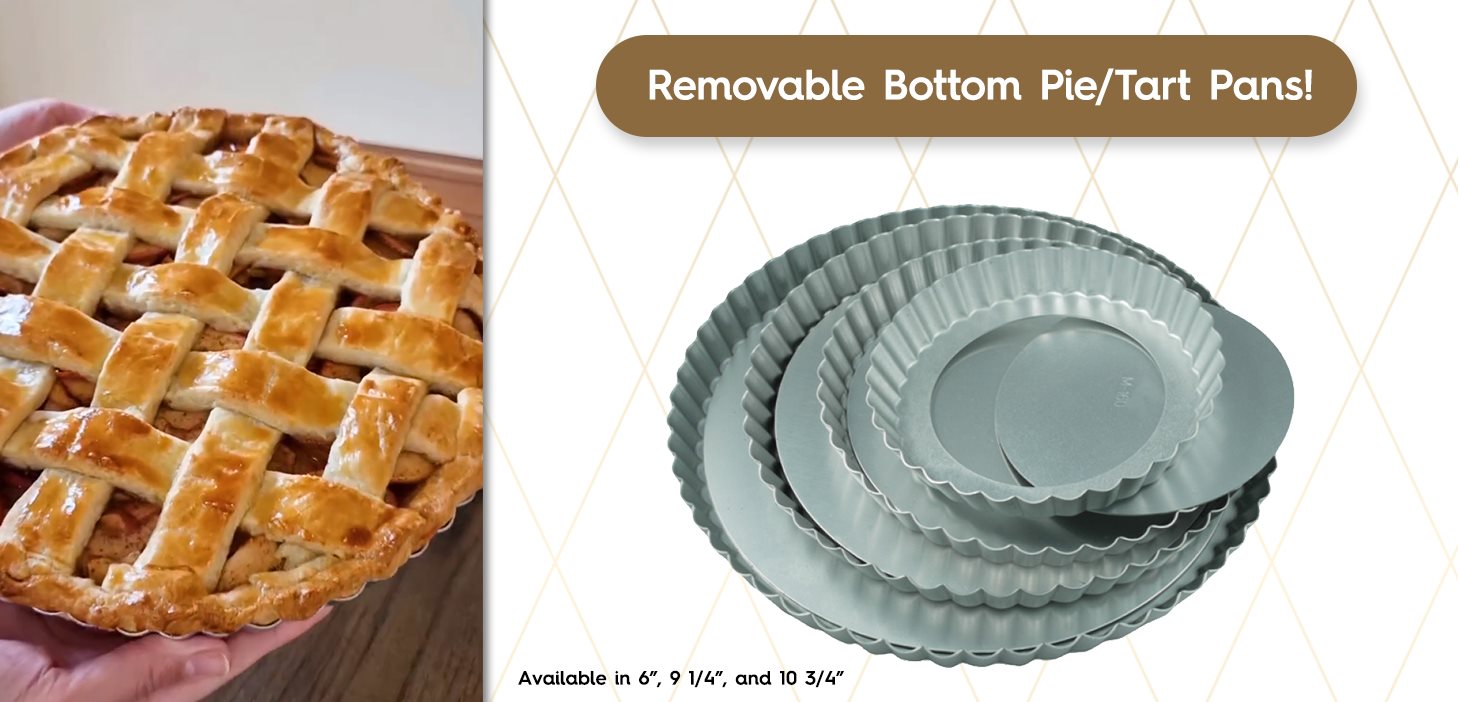 Removable Bottom Pie Tart Pans Thanksgiving Fall Autumn