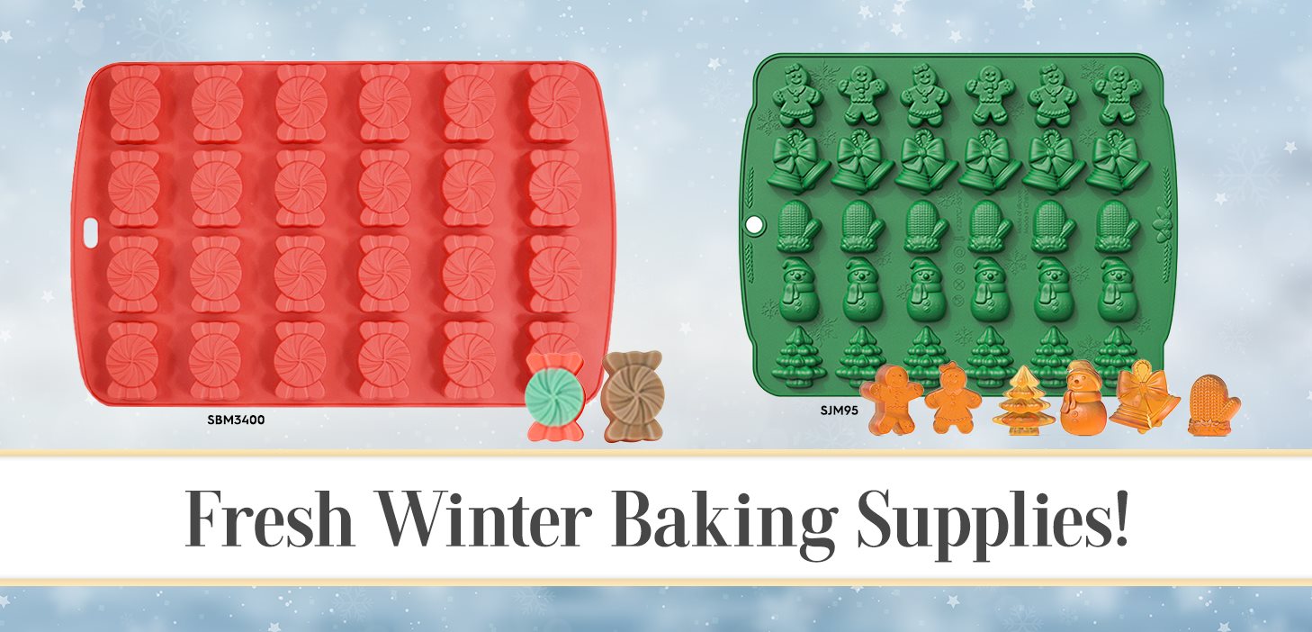 Winter Christmas Baking Molds Silicone Jelly Gummy